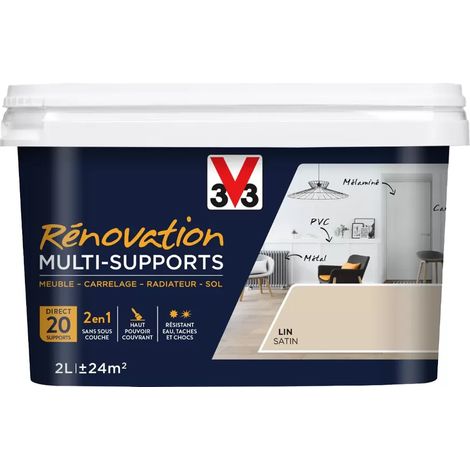Peinture V33 Rénovation Multi-Supports Lin 2 L