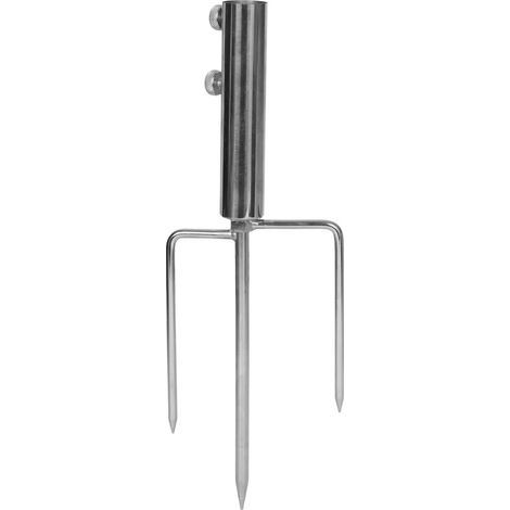 Sonnenschirmspießhalter aus Edelstahl, 22-25 mm