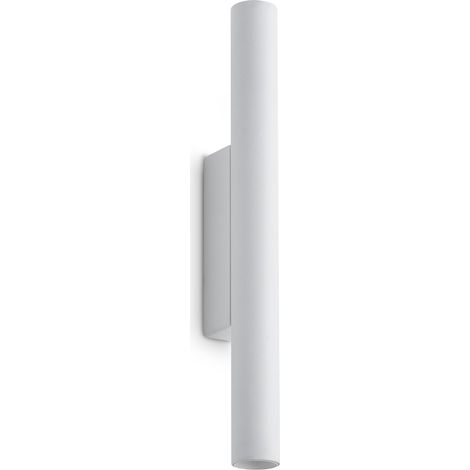 Ideal Lux Applique moderna Look 2 luci LED integrato bianco vetro metallo