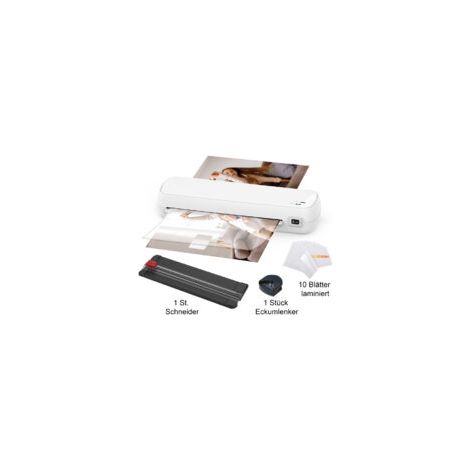 Plastificatrice 4 in 1: riscaldamento rapido, plastificazione veloce di documenti e foto, maggiore durata nella conservazione dei colori. Ideale per casa, ufficio e scuola, formato A4/A5/A6 - Crezuo