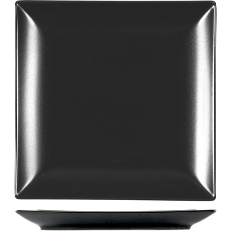 H&H Piatto STW Osaka Nero Pane 16x16 (1/2)