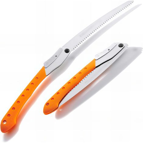 Scie pliante pour bois frais 360mm – Lame courbée Mirai-Me 7,5 dents/30mm – Coupe précise à deux mains – Moins d'effort – Silky (1/3)