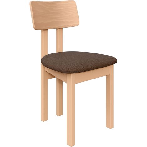 Chaise Victorville 382, Chêne Artisan, 85x47x48cm, Tissu, En bois, Bois (1/5)