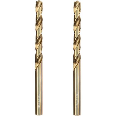 HSS-Co Foret, 2pcs 8mm M35 Forets Cobalt Métal Hélicoïdaux (1/5)