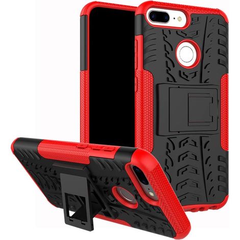 CUSTODIA PER HONOR 9 LITE ROSSO NERO SOLIDA E RESISTENTE LLD-AL00