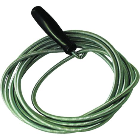 TEC HIT 180038 - Déboucheur D'évier - Flexible Annelé - Manche Ergonomique - 4,50 mètres