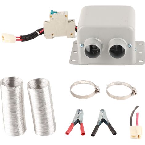Chauffage électrique voiture 600-800W 2 trous, désembuage pare-brise hiver, dégivreur fenêtre (1/5)