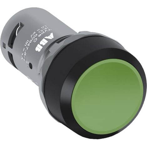 Bouton-poussoir série 1SFA6, Momentané, LED Vert, 2 NO, Montage encastré ( Prix pour 1 )