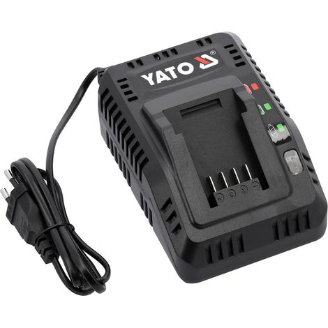 Chargeur de batterie li-ion 18 v yato