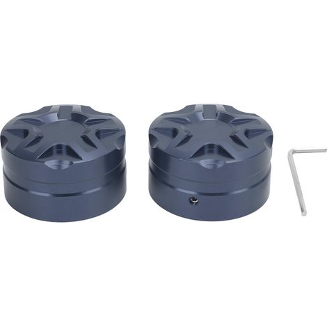 Couvercle de commutateur de levage de pare-brise de moto, 2 pièces, avec clé, capuchon décoratif en alliage d'aluminium de remplacement pour ADV150 ADV160 ADV350 Ti Color (1/5)