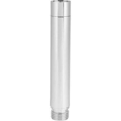 "Tube rallonge chromé pour douche 4 pouces acier inoxydable rond accessoire salle de bain"