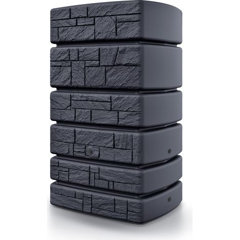 Barril de captaciÃ³n de agua TOWER STONE 500L., dimensiones (mm) 775x583x1300, color Antracita