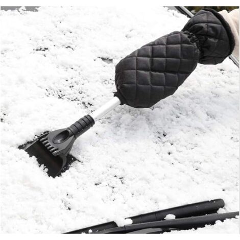 Grattoir à Glace pour Voitures Et Camionnettes - Le Grattoir De Pare-Brise Presque Indestructible Grattera Le Givre Et La Glace Pesants des Pare-Brise Et des Vitres Latérales Noir (1/5)
