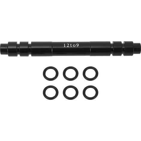12-mm-auf-9-mm-Steckachsen-Nabenadapter aus Aluminiumlegierung für Rennräder und Mountainbikes, 100 mm / 3,9 Zoll (1/5)
