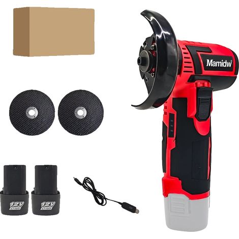 Amoladora angular, diseño compacto, alto rendimiento, batería RED-2 (1/2)
