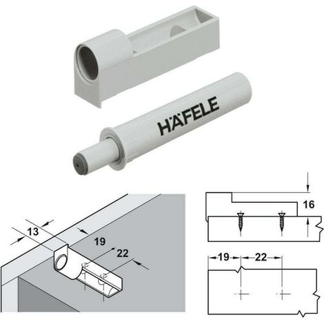 Amortisseur de porte piston 40N – Support linéaire pour meubles – Fermeture douce et amortie – Compatible portes à charnière