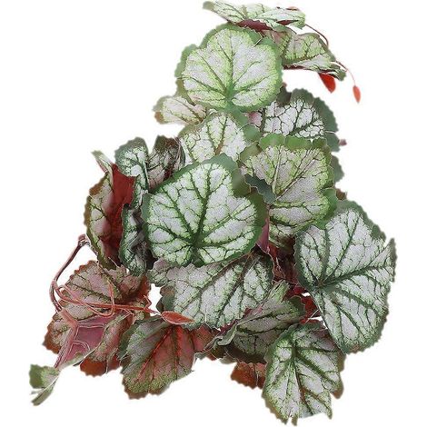 Décoration suspendue en forme de feuille, plante artificielle, pendentif pour terrarium à reptiles, cachette pour lézards, décoration (1/5)