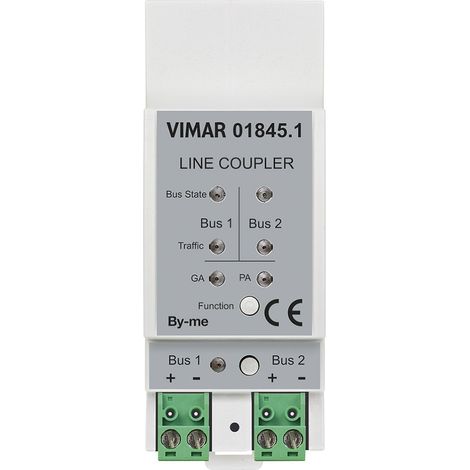 Accoppiatore di linea domotico serie By-Me 2 moduli DIN Vimar 01845.1