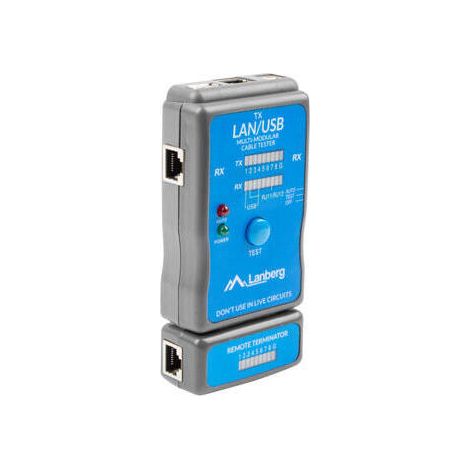 NETWORK TESTER LANBERG RJ45/RJ11/USB (1/4)