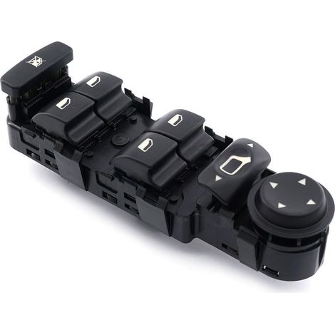 6554.HA Pièces automobiles Interrupteur de lève-vitre électrique, adapté aux modèles Citroën C4 de 2004 à 2010, commande la montée et la descente des vitres électriques, facile à utiliser. (1/4)