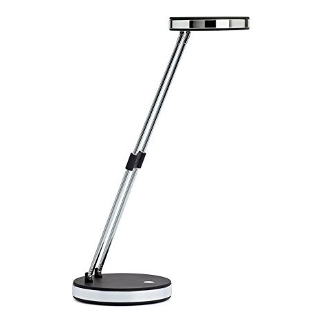 Lampada MAULpuck LED nera con braccio telescopico (1/4)