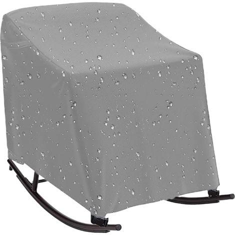 CCYKXAHousse de chaise à bascule  Coupe-vent réglable – Housse antidérapante pour jardin, cour, pelouse, cour, balcon