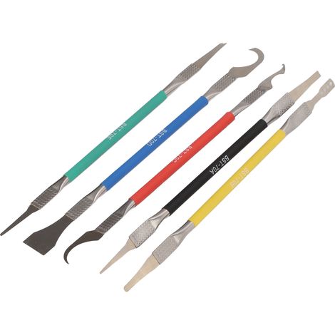 Elektronik-Öffnungswerkzeug-Reparaturset 5 in 1 Profi BST-70 Leiterplatten-Motherboard-Wartungsmesser mit zwei Enden (1/5)