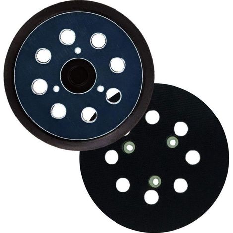 2er-Packung mit 2 Schleifpads für 8-Loch 125mm Exzenterschleifer. Kompatibel mit Makita M9204 BO5030 BO5031 DBO180Z BO8041 DBO180RMJ BO5041 BO5010 BO50111 BO5012. (1/5)