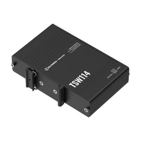 Switch di Rete Non Gestito Teltonika TSW114 Gigabit Ethernet (10/100/1000) Nero (1/4)