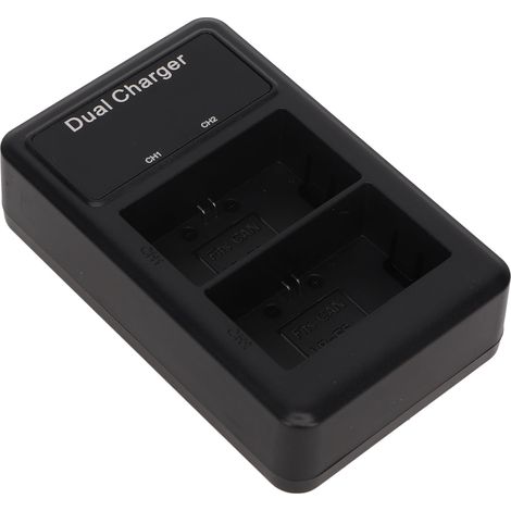 Chargeur USB avec écran LCD pour batteries Canon LP-E6, LP-E6N, LP-E6NH - Compatible EOS R5, R6, R7, 5D, 6D, 7D, 90D, 80D, 70D (1/5)