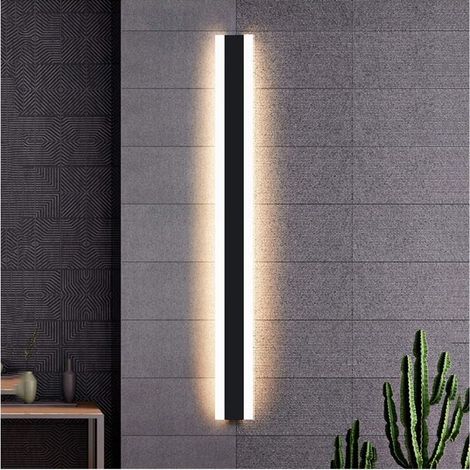 Zolginah – IP65 LED-Außenwandleuchte aus Aluminium – 30 cm langer Streifen – Warmweiß – Wetterfest für Garten und Terrasse – Einfache Montage (1/5)