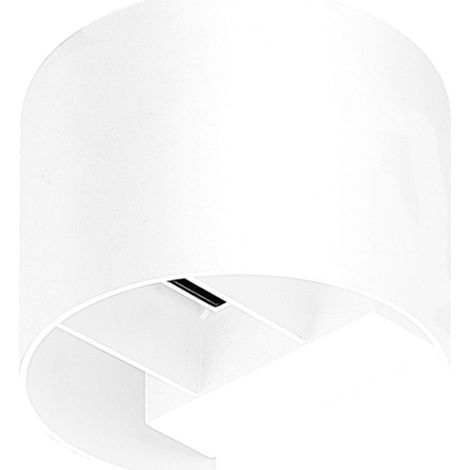 Applique Esterno Moderna Finn Alluminio Bianco 1 Luce G9 Ip54 (1/3)