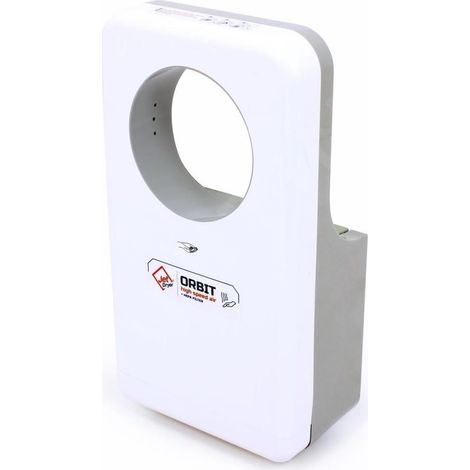 Jet Dryer Sèche-mains - Sèche-mains à air pulsé Orbit, plastique ABS, blanc 8596220006363 (1/5)