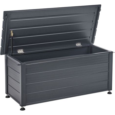 Storage Box CAMPALTO 113 cm 50 cm Dark Grey
