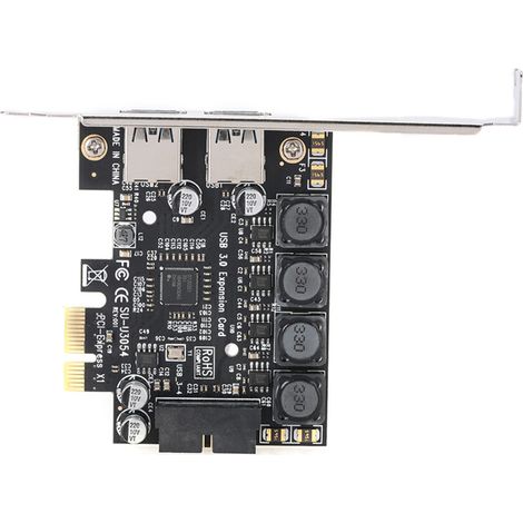 PCIe USB 3.2 Gen 2 Erweiterungskarte, ultraschnelle USB 3.0 Multiport-Erweiterungskarte, Hochgeschwindigkeits-Datenübertragung, integrierte USB-Karte für Windows.