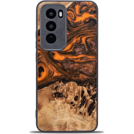 Custodia Bewood Unique per Oppo Reno 12 5G - Arancione (1/4)
