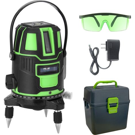 Niveau laser à nivellement automatique Faisceau vert horizontal multiligne 360°