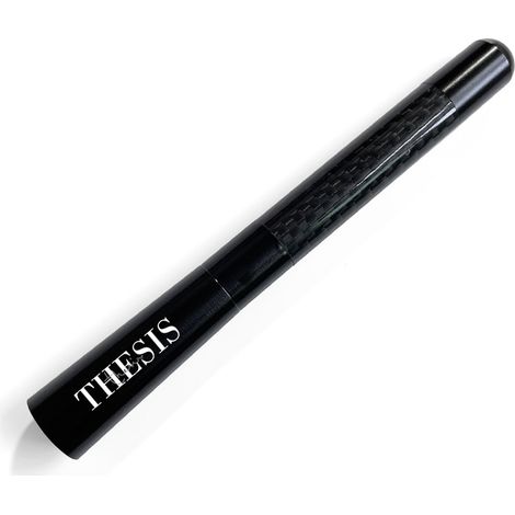Antenne radio en fibre de carbone (8 cm - Pour Thesis 2) compatible avec Lancia Ypsilon, Delta, Thesis, Thema, Fulvia et Voyager. Accessoires d'antenne de toit pour véhicule avec signal amélioré. (1/5)