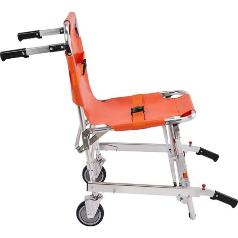 Faltbarer Evakuierungsstuhl aus Aluminium, Tragfähigkeit 159 kg, tragbarer Treppenrollstuhl für ältere Menschen und Personen mit eingeschränkter Mobilität (1/5)