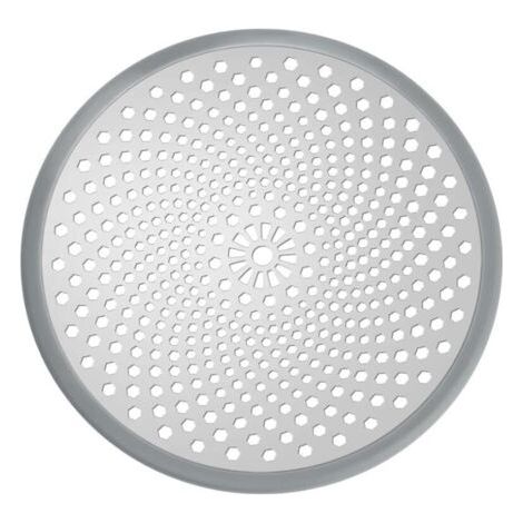 QORVA-Filtre à cheveux en acier inoxydable argenté, 1 pièce, antirouille, anti-obstruction, facile à nettoyer, pour salle de bain, cuisine, baignoire (1/5)