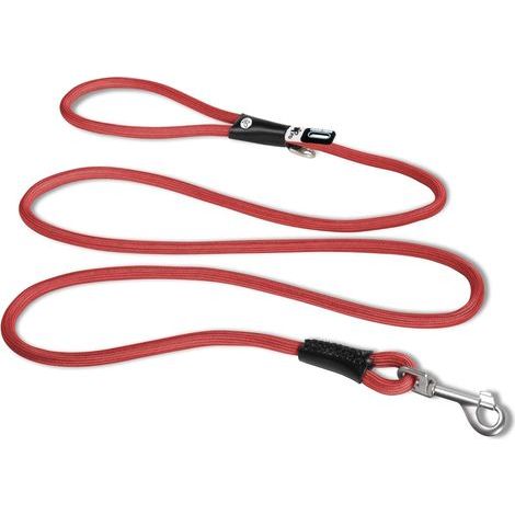 Hundeleine – Nylonseil – Stoßdämpfend – Für komfortable und stressfreie Spaziergänge – Rot – 180 x 0,8 cm (1/4)