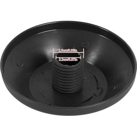 Chapeau pour parasol romain en plastique noir - Idéal pour protéger le sommet du parasol, résistant aux intempéries et aux UV, parfait pour les espaces extérieurs tels que terrasses, piscines et jardi (1/4)