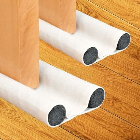 Insulating Door Draft Excluder 80/85 cm (Pack 2) - Insulating and Anti-Cold Door Bottom for Door Insulation - Door Cushion - Double Door Draft Excluder and Door Bottom Caulking - Insulation Draft Excl (1/5)