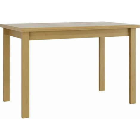 Mesa Victorville 119, Roble Sonoma, 76x70x120cm, Aglomerado laminado, Madera