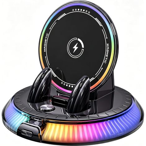 15W Chargeur Induction Voiture, Support de Téléphone pour Voiture (1/5)
