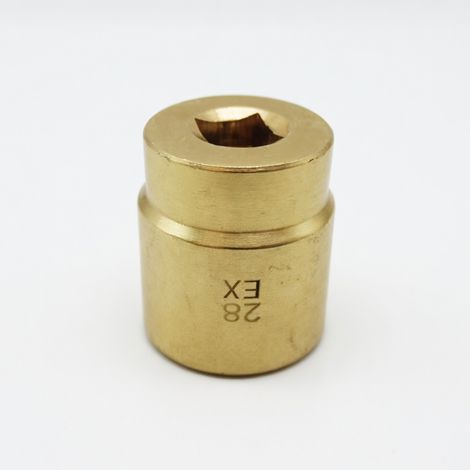 Vaso antichispas, bronce de aluminio, 11 mm, cuadradillo 1/2 pulgada (1/5)