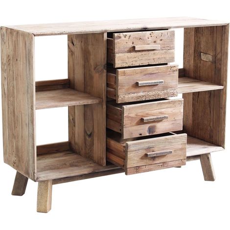 PINUS - credenza con 4 cassetti (1/4)