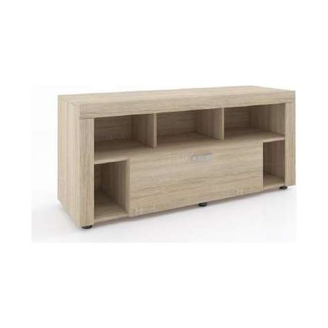 Mobile Porta TV Elegante in Rovere Chiaro - 130x60 cm (1/3)