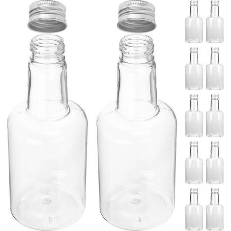 Lot de 12 bouteilles vides pour jus, boissons et boissons fraîches. (1/5)