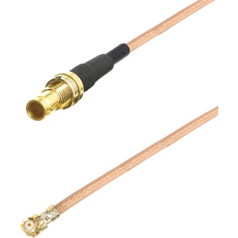 Cable pigtail 1.0/2.3 con toma U.fl RG178 de 35 cm (1/2)